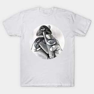 Divine Feminine Mushroom ( Inktober 9 ) T-Shirt
